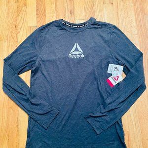 NWT Mens Reebok Dri Fit Long sleeve Workout Shirt